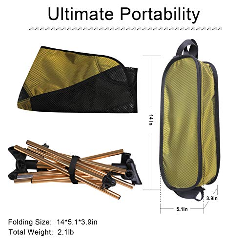 ABCCANOPY Ultralight Portable Camping Chairs Lightweight Compact F...