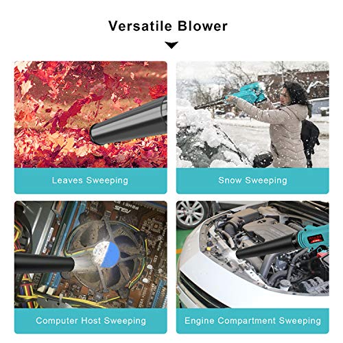 Abeden Cordless Leaf Blower,2-in-1 Electric Handheld Sweeper/Vacuu...