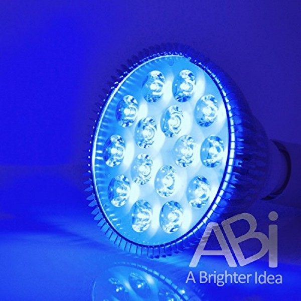 ABI 12W Blue LED PAR38 Grow Light for Aquarium and Plant Growth 4...