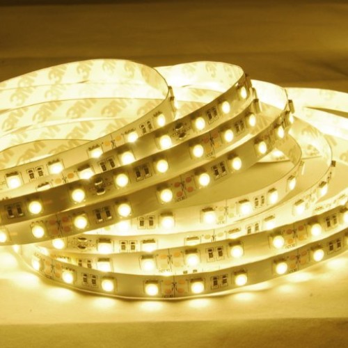 ABI Warm White High Brightness Flexible LED Light Strip with AC Ad...