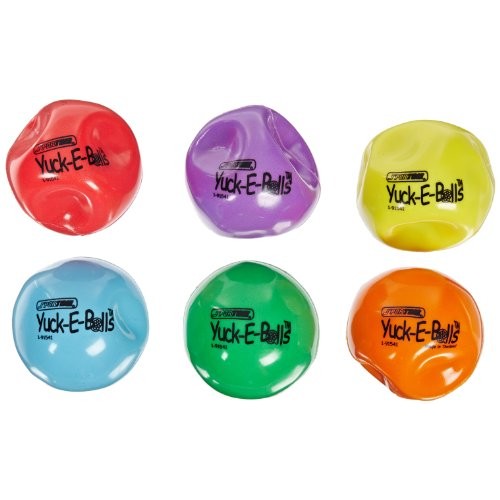 Abilitations Yuck-E-Balls, Assorted Colors, Set of 6