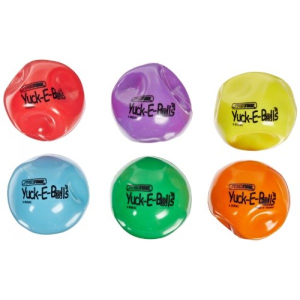 Abilitations Yuck-E-Balls, Assorted Colors, Set of 6