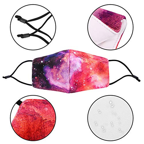 Dust Masc Mouth Face Macsk Bandana Balaclavas Madks,4Pack Grey/Blu...