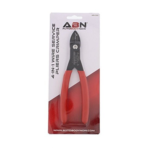 ABN 4-in-1 Wire Service Pliers Crimper, 9in x 3in