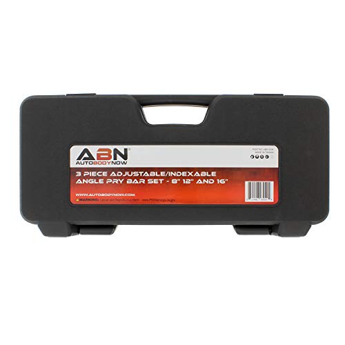 ABN Adjustable Pry Bar Set Heavy Duty 11-Point Indexing Pry Bar Se...