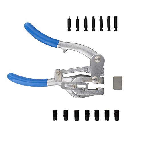 ABN Power Punch Heavy Duty Hole Punch Set - Metal Hole Punch, Heav...