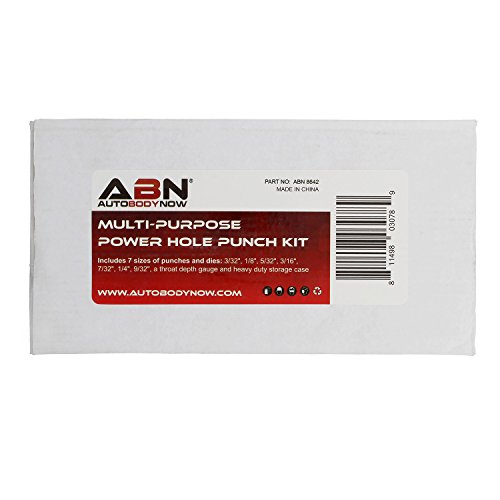 ABN Power Punch Heavy Duty Hole Punch Set - Metal Hole Punch, Heav...
