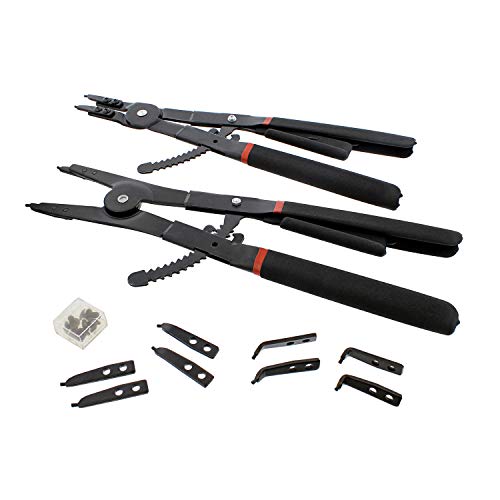 ABN Snap Ring Pliers Set – 16 Inch Internal External Snap Ring Pli...