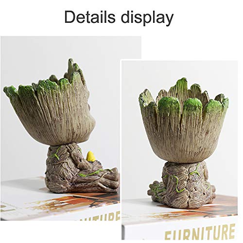 Baby Groot Flowerpot Succulent Planters Pot,Cute Groot Model for G...