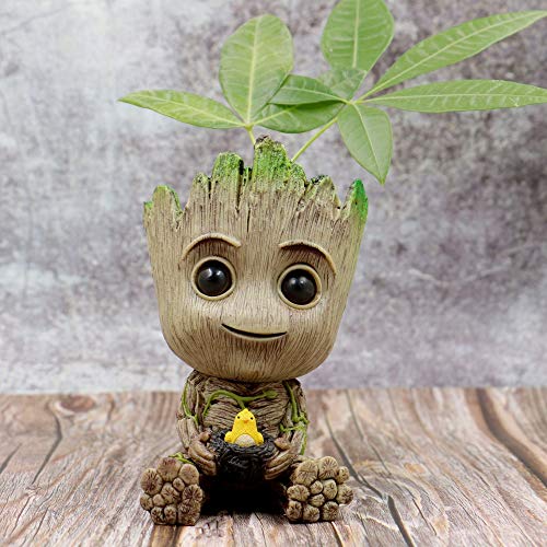 Baby Groot Flowerpot Succulent Planters Pot,Cute Groot Model for G...