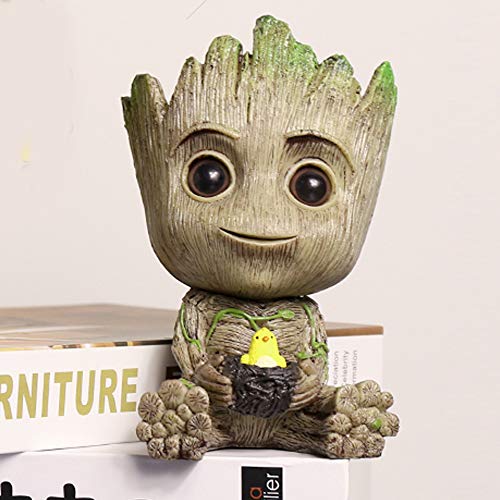Baby Groot Flowerpot Succulent Planters Pot,Cute Groot Model for G...