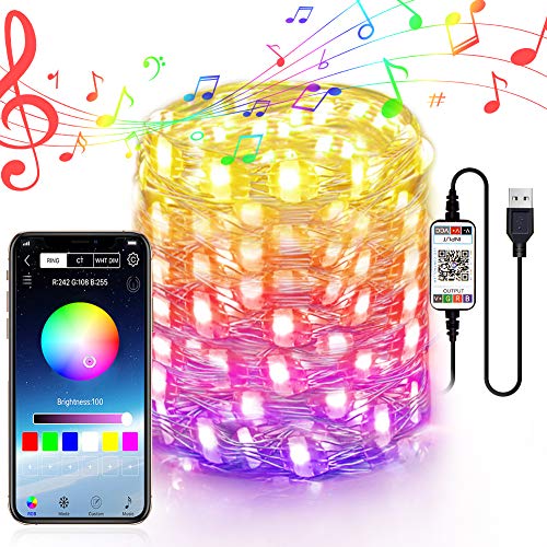 Abtong LED Fairy Lights USB Powered Fairy String Lights 10M 32.8ft...