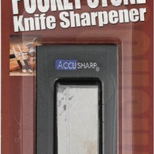 Accusharp 024C 3-Inch Natural Arkansas Sharpening Stone with Pouch