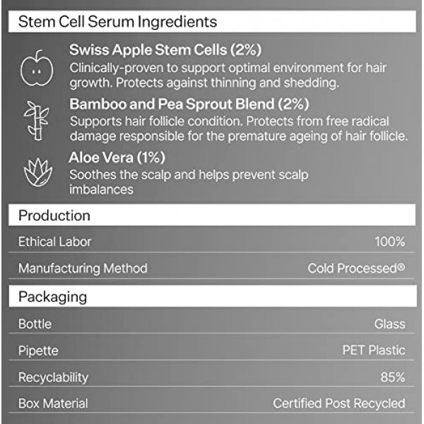 Act+Acre Cold Processed Apple Stem Cell Serum - Promotes Growth an...