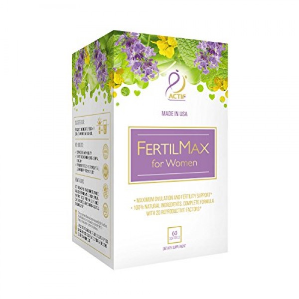ACTIF Organic FertilMax - #1 Fertility Supplement and Ovulation Su...