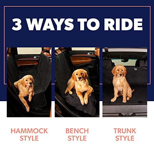 Active Pets Dog Car Seat Cover for Back Seat - Durable, Nonslip, W...