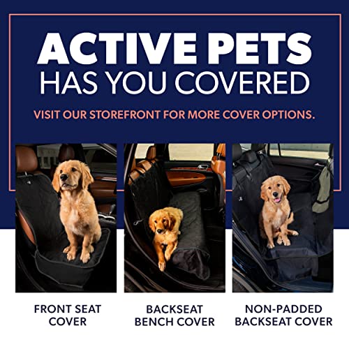 Active Pets Dog Car Seat Cover for Back Seat - Durable, Nonslip, W...