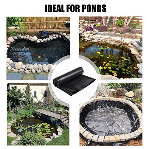 ACTREY 7 x 10 Feet 14.5 Mil PVC Pond Liner Pond Skins for Fish Pon...