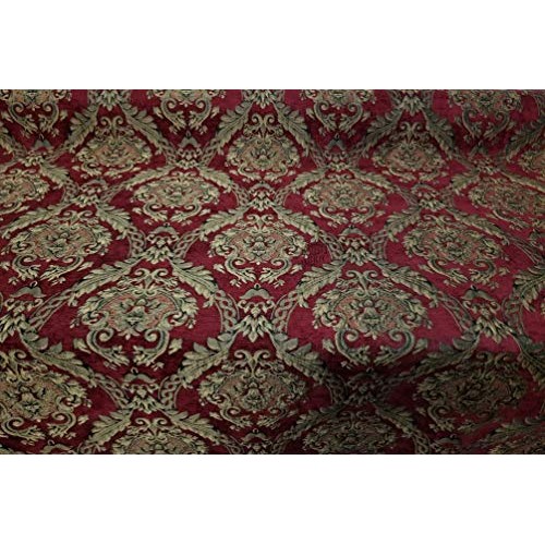 Chenille Baroque Upholstery, Damask Tapestry Chenille Fabric - Uph...