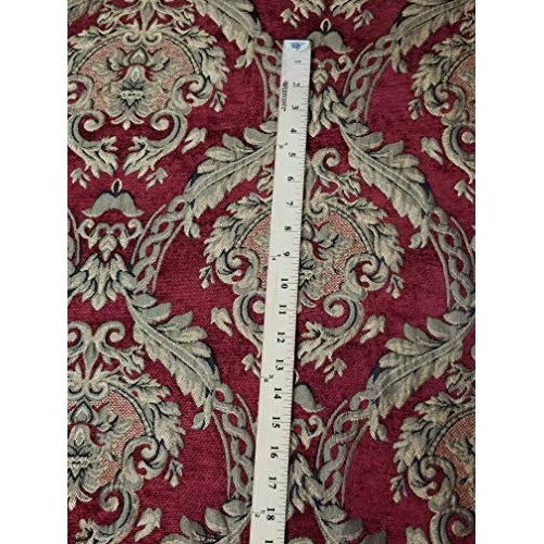 Chenille Baroque Upholstery, Damask Tapestry Chenille Fabric - Uph...