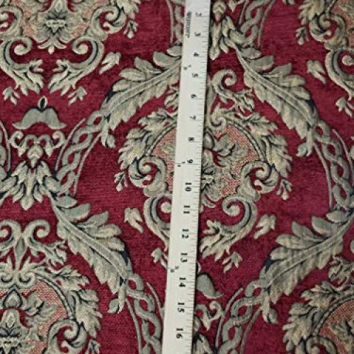 Chenille Baroque Upholstery, Damask Tapestry Chenille Fabric - Uph...