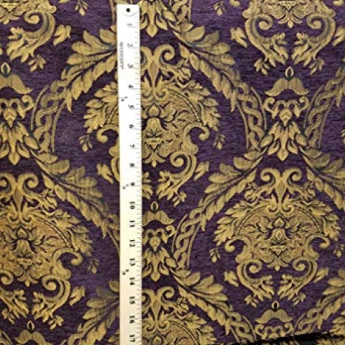 Chenille Baroque Upholstery, Damask Tapestry Chenille Fabric - Uph...