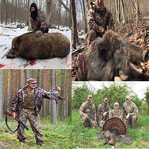 ADAFAZ Hunting Jackets & Pants Water Resistant Hunting Suit Camouf...