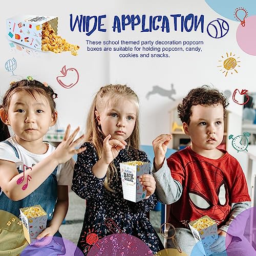 Adnee 30 Pieces Back to School Popcorn Boxes- First Day of School ...