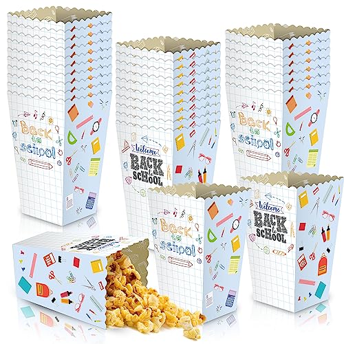 Adnee 30 Pieces Back to School Popcorn Boxes- First Day of School ...