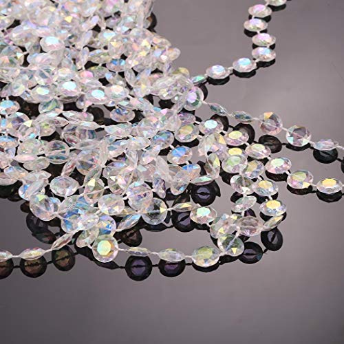 ADOSOUL 1 Pack Beads Octagonal Crystal Beads Window Door Curtains ...