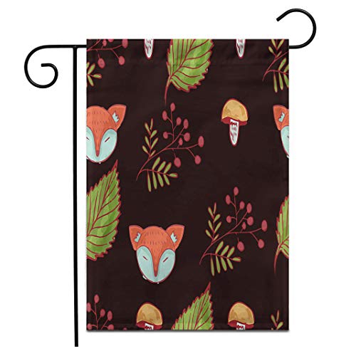 Adowyee 28x 40 Garden Flag Autumn Leaves Branches Berries Acorns...