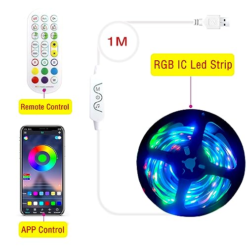 Smart LED Lights WS2812b controller WS2811 IC Addressable LED Stri...