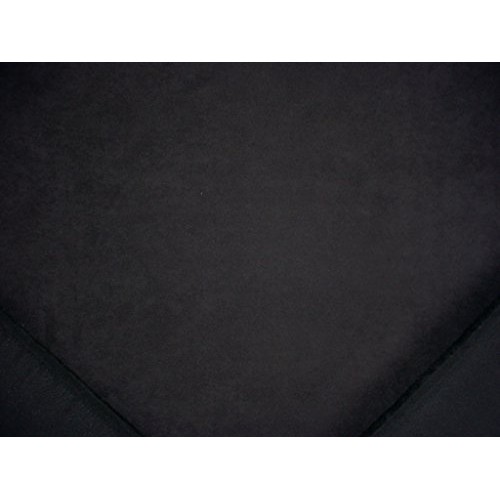 Advantage Fabrics Trusuede - Jet Black Designer Faux Suede Leather...