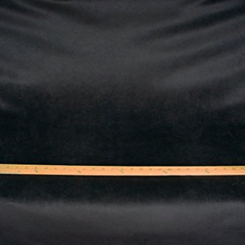 Advantage Fabrics Trusuede - Jet Black Designer Faux Suede Leather...