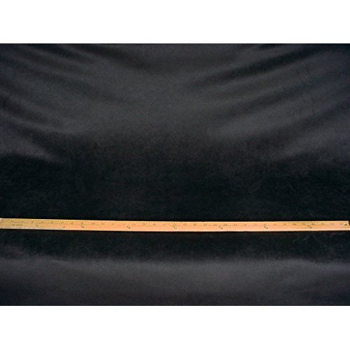 Advantage Fabrics Trusuede - Jet Black Designer Faux Suede Leather...