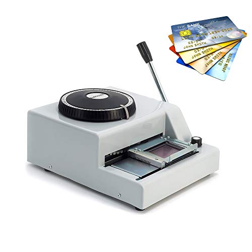 PVC Card Embossing Machine,72 Characters Manual Card Embosser,Bump...