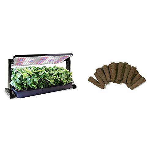 AeroGarden 45w LED Grow Light Panel, Black & Sponges 50-Pack
