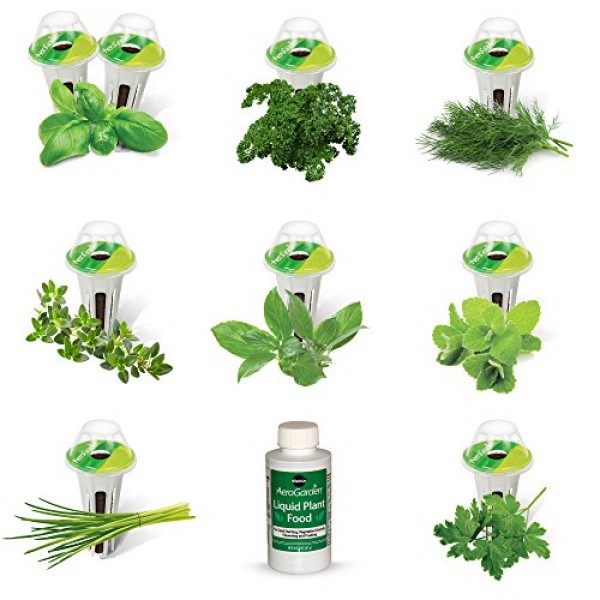 AeroGarden Gourmet Herb Seed Pod Kit 9 pod