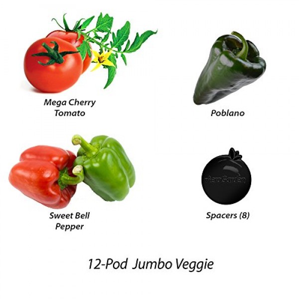 AeroGarden Tomato & Pepper Variety Seed Pod Kit