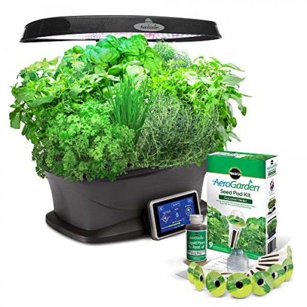 AeroGarden Bounty with Gourmet Herb Seed Pod Kit
