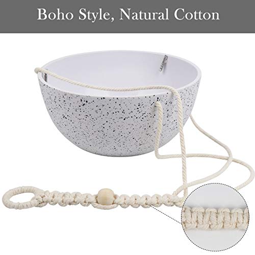 AerWo 2 Pack Hanging Planters for Indoor Plants, 8 Inch Hanging Po...