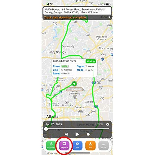 AES RGT90 GPS Tracker GPRS Mini Portable Vehicle Locating Tracking...
