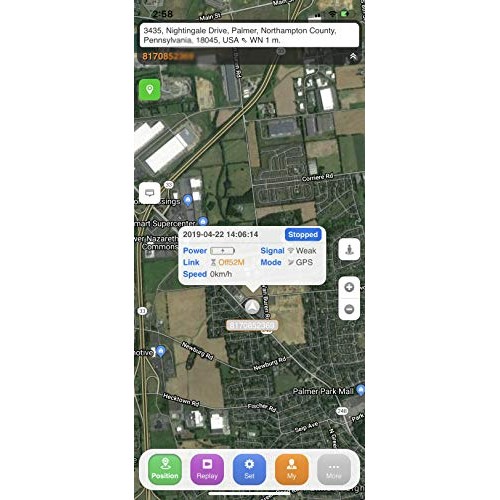 AES RGT90 GPS Tracker GPRS Mini Portable Vehicle Locating Tracking...