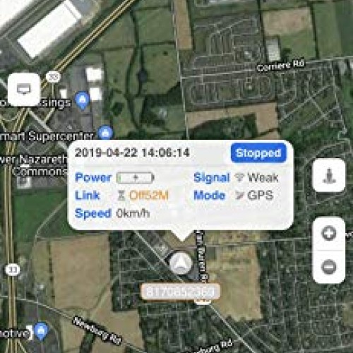 AES RGT90 GPS Tracker GPRS Mini Portable Vehicle Locating Tracking...