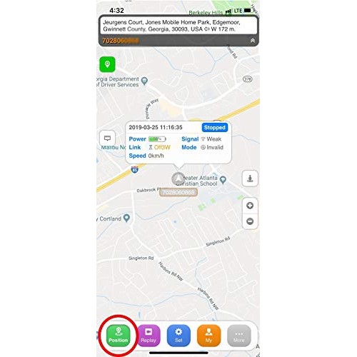 AES RGT90 GPS Tracker GPRS Mini Portable Vehicle Locating Tracking...