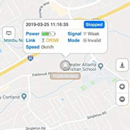 AES RGT90 GPS Tracker GPRS Mini Portable Vehicle Locating Tracking...