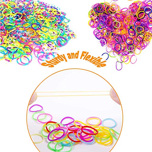 Affect Shop 7100+pcs 18 Colors Rubber Bands Loom Kit with Accessor...