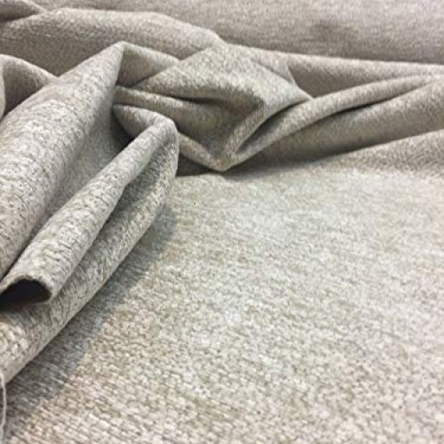 20 Yard Roll Beige Fabric Chenille upholstery Fabric couch pillow ...