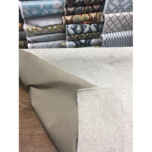 20 Yard Roll Beige Fabric Chenille upholstery Fabric couch pillow ...