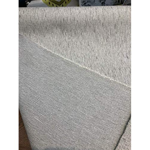 Avenger Pumice White Gray Tweed Soft Chenille Upholstery Fabric by...